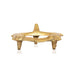 Brass Shankh Stand - 0.5 x 2.5 Inches | Shankh Rakhne Ka Stand/ Shankh Holder for Pooja/ 30 Gms Approx - Pooja Shankh