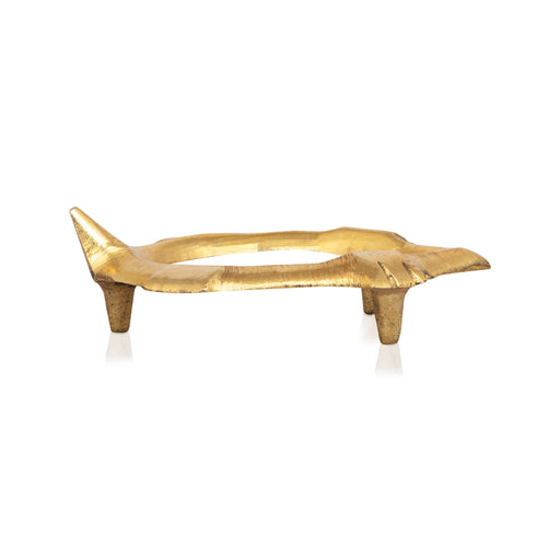 Brass Shankh Stand - 0.5 x 2.5 Inches | Shankh Rakhne Ka Stand/ Shankh Holder for Pooja/ 30 Gms Approx - Pooja Shankh