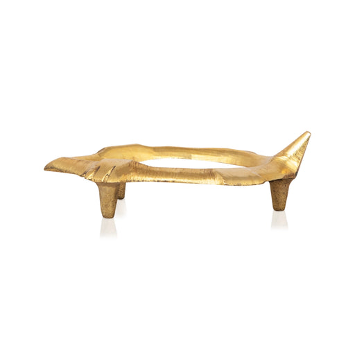 Brass Shankh Stand - 0.5 x 2.5 Inches | Shankh Rakhne Ka Stand/ Shankh Holder for Pooja/ 30 Gms Approx - Pooja Shankh