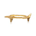 Brass Shankh Stand - 0.5 x 2.5 Inches | Shankh Rakhne Ka Stand/ Shankh Holder for Pooja/ 30 Gms Approx - Pooja Shankh