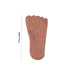 Vishnu Padham - 1.5 Inches | Copper Vishnu Charan Paduka/ Vishnu Paduka For Pooja Room & Devotional Worship - Pooja Box & Paduka