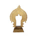 Prabhavali Arch with Base - 12 X 8 Inches | Antique Brass Thiruvachi/ Temple Prabhavali/ 2.460 Kgs Approx - Temple Decoration