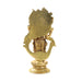 Murugan Statue  - 10 x 5  Inches |  Antique Brass Statue/ Murugan with Peacock Idol/ Murugan Silai for Pooja - Brass Murties