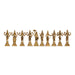 Dasavatharam Set - 6 x 3 Inches | Antique Brass Statue/ 10 Avatar of Lord Vishnu/ Vishnu Avatar for Pooja - Brass Murties