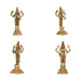 Dasavatharam Set - 6 x 3 Inches | Antique Brass Statue/ 10 Avatar of Lord Vishnu/ Vishnu Avatar for Pooja - Brass Murties