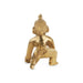 Crawling Krishna Idol - 2 Inches | Brass Statue/ Little Krishna Statue/ Laddu Gopal Murti for Janmashtami - Brass Murties