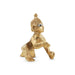 Crawling Krishna Idol - 2 Inches | Brass Statue/ Little Krishna Statue/ Laddu Gopal Murti for Janmashtami - Brass Murties