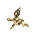 Crawling Krishna Idol - 2.5 Inches | Brass Statue/ Little Krishna Statue/ Laddu Gopal Murti for Janmashtami - Brass Murties