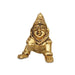 Crawling Krishna Murti - 1.5 x 1 Inches | Antique Brass Idol/ Crawling Krishnan Statue for Pooja/ 40 Gms Approx - Brass Murties