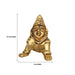 Crawling Krishna Murti - 1.5 x 1 Inches | Antique Brass Idol/ Crawling Krishnan Statue for Pooja/ 40 Gms Approx - Brass Murties