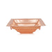 Havan Kund Without Stand - 8.5 x 8.5 Inches | Copper Agnihotra Kund With Handle/ Yagna Kund for Pooja/ 380 Gms Approx - Havan Kund