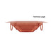 Havan Kund Without Stand - 2 X 7.5 X 7.5 Inches | Copper Agnihotra/ Hawan Kund With Handle For Yajna And Homam - Havan Kund