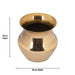 Brass Lota - 2 Inches | Brass Chombu/ Kalash Pot/ Kalasam for Pooja/ 40 Gms Approx - Kalash & Pooja Lota