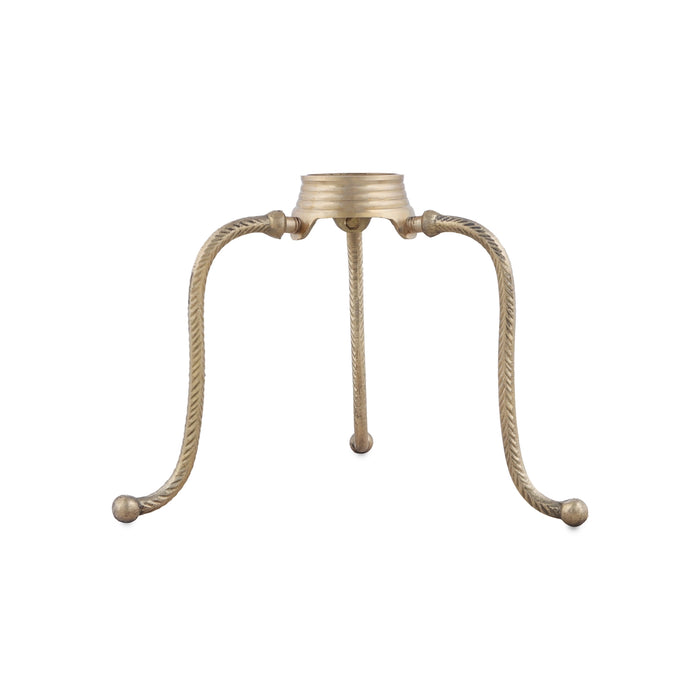 Jaladhari Stand - 5 x 2 Inches | Jaladhari Shivling/ Tripai Stand/ Brass Jaladhari for Shivling/ 155 Gms Approx - Abhishek Plate