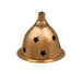 Brass Nanda Deep with Base - 4 x 2.5 Inches | Brass Lamp/ Vilakku/ Apple Nanda Diya for Pooja - Nanda Deep & Pyali Deep