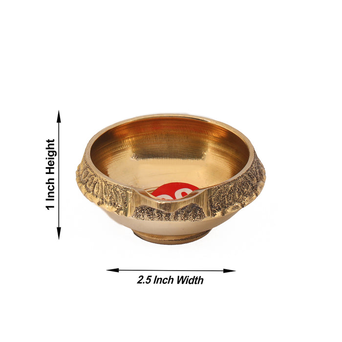 Kuber Deepam  - 1 x 2.51 Inches | Brass Diya/ Kubera Deepam/ Kubera Vilakku for Pooja