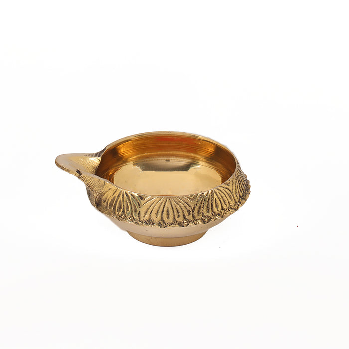 Kuber Deepam  - 1 x 2.5 Inches | Brass Diya/ Kubera Deepam/ Kubera Vilakku for Pooja