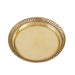 Brass Plate With Base - 1 x 3.25 Inches | Pin Tray/ Brass Tray/ Pooja Stand for Deity - Pooja Plate & Tray
