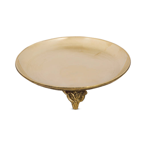 Pin Tray With Base - 1 x 3.5 Inches | Brass Puja Stand/ Pooja Aasan for Deity/ 110 Gms Approx - Pooja Plate & Tray