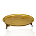 Brass Plate - 6 Inches | Pin Tray/ Brass Tray/ Pooja Stand for Deity - Pooja Plate & Tray
