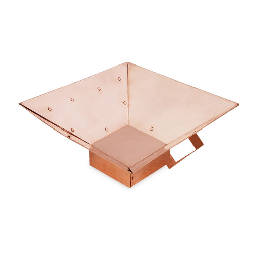 Havan Kund With Stand - 6.5 x 12 Inches | Copper Hawan Kund With Handle/ Agni Kund for Homam & Pooja - Havan Kund