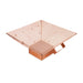 Havan Kund With Stand - 6.5 x 12 Inches | Copper Hawan Kund With Handle/ Agni Kund for Homam & Pooja - Havan Kund