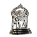 Kamadhenu Statue with Arch - 4 x 3.25 Inches | White Metal Statue/ Kamadhenu Idol for Pooja/ 110 Gms Approx - Table Stand Accessories