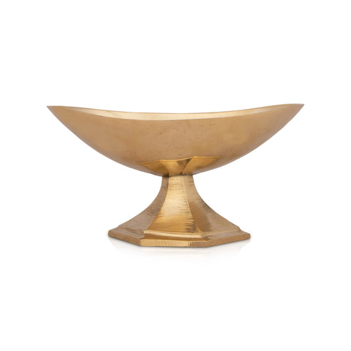 Brass Bowl - 2 x 3.5 Inches | Brass Cup/ Boat Shape Pooja Bowl for Home/ 120 Gms Approx - Bowls