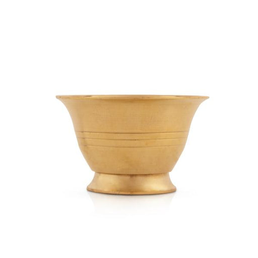 Brass Cup - 2 x 3 Inches 90 Gms | Brass Bowl/ Brass Vessel/ Small Brass Bowl for Pooja - Bowls