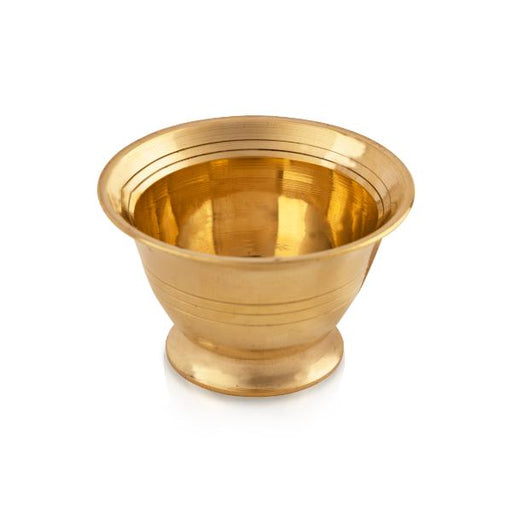 Brass Cup - 2 x 3 Inches 90 Gms | Brass Bowl/ Brass Vessel/ Small Brass Bowl for Pooja - Bowls