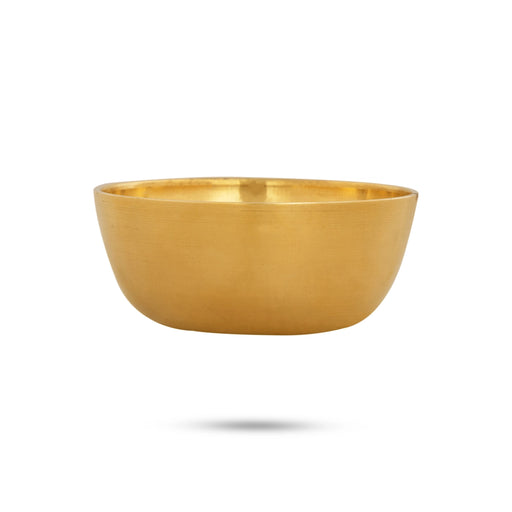 Brass Bowl - 1 x 2.5 Inches | Pooja Bowl/ Brass Cup for Pooja/ 50 Gms Approx - Bowls