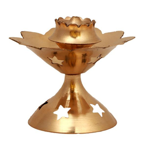Agarbatti Stand - 2 x 3 Inches | Star Design Incense Stick Stand/ Agarbatti Holder/ Brass Agarbatti Stand for Pooja - Agarbathi Stand