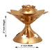 Agarbatti Stand - 2 x 3 Inches | Star Design Incense Stick Stand/ Agarbatti Holder/ Brass Agarbatti Stand for Pooja - Agarbathi Stand