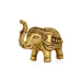 Elephant Statue- 4.25 x 5 inches | Antique Brass Elephant sculpture/ Elephant Idol for Home Decor - Table Stand Accessories