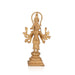 5 Face Hanuman standing On Base Murti -11 x 6.5 Inches | Panchaloham Statue/ Anjaneyar Sculpture For Home Decor - Panchaloha Murties