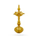 5 Face Kerala Kuthu Vilakku - 13 X 4.5 Inches | Brass Lamp/ Brass Deepam For Pooja Room And Festival Lighting - Kerala Vilakku