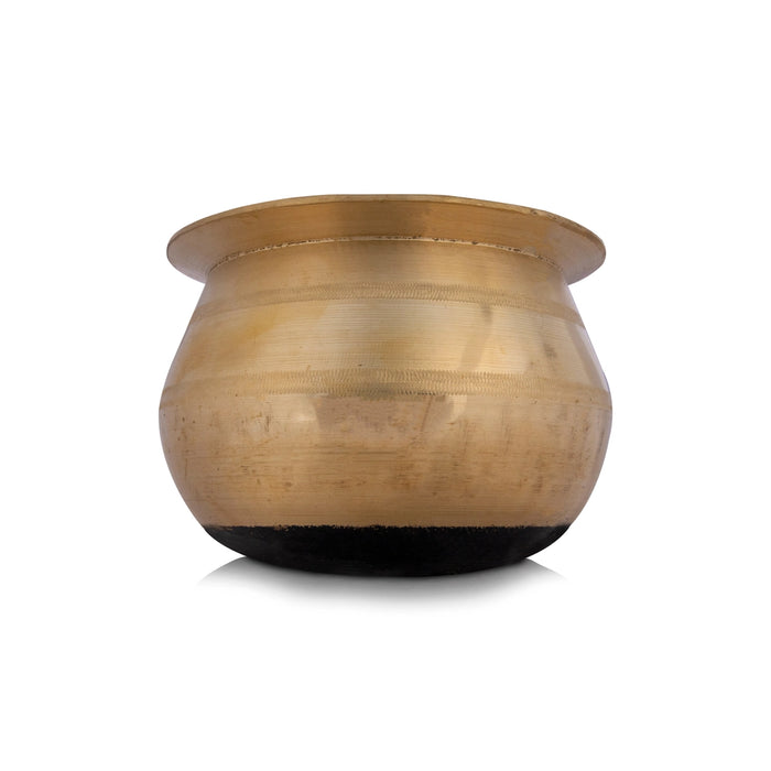 Bronze Pot - 6 Inches | Traditional Bronze Paanai / Cooking & Pooja Purpose Pot