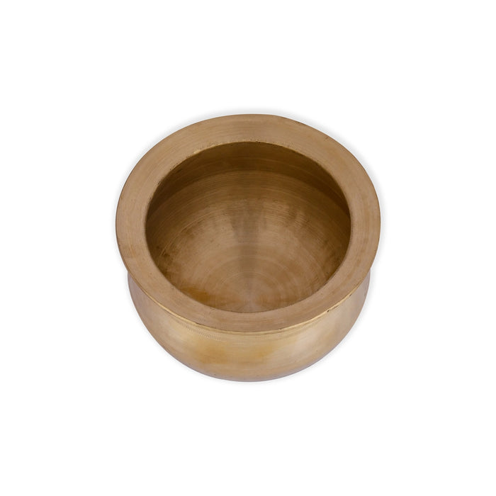 Bronze Pot - 6 Inches | Traditional Bronze Paanai / Cooking & Pooja Purpose Pot