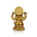 Ganesh Sitting Statue - 12 inches | Antique Brass Idol/ Vinayagar Sillai / spiritual Décor for Home, Office or Pooja Room - Brass Murties