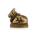 Nandi Statue With Base - 1.25 X 1.5 Inches | Antique Brass Idol/ Nandhi Statue For Pooja Room - Brass Murties