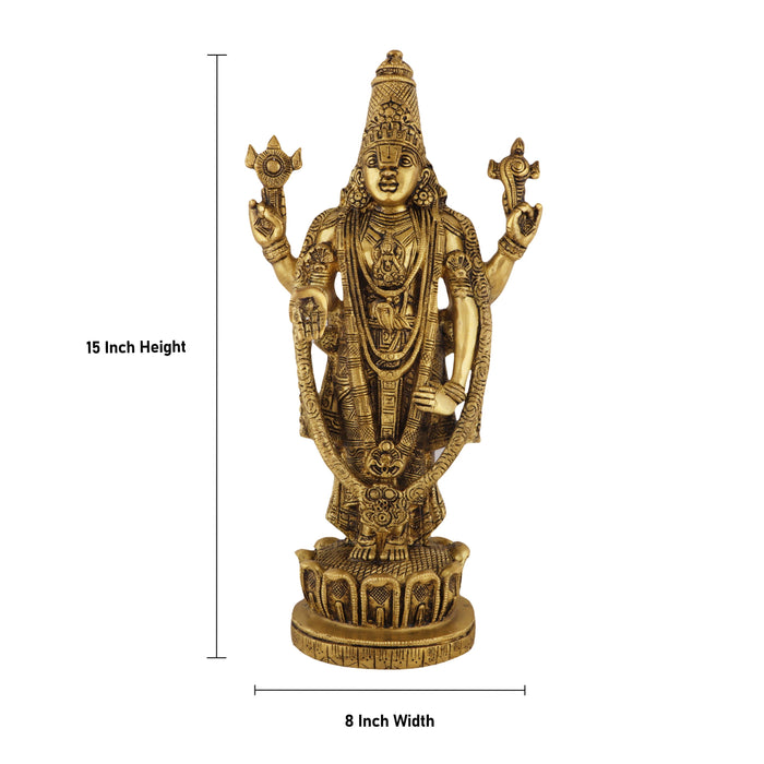 Brass AF Balaji Standing - 15 Inch - Brass Murties
