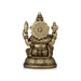 Ganesh Murti - 5 x 3 Inches | Antique Brass Idol/ Vinayaka Idol for Pooja/ 995 Gms Approx - Brass Murties