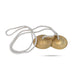 Talam With Rope - 2.25 Inches Dia | Hand Cymbals/ Brass Jalra/ Tallam/ Manjira Taal for Bhajan - Music Instruments