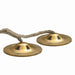 Brass Hand Cymbals - 2.5 Inches | Brass Manjira Taal/ Talam With Rope/ Brass Jalra for Kirtan/ 115 Gms Approx - Music Instruments