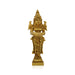 Lady Holding With Brass Lamp - 5 x 1.75 Inches | Brass Deepam/ Antique Polish And Standing Deep Lady for Home - Paavai Vilakku / Lady With A Lamp