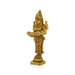 Lady Holding With Brass Lamp - 5 x 1.75 Inches | Brass Deepam/ Antique Polish And Standing Deep Lady for Home - Paavai Vilakku / Lady With A Lamp