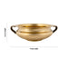 Flower Pot With Handle - 4 x 9 Inches | Brass Urli/ Uruli for Home Decor/ 3.060 Kgs Approx - Uruli & Flower Pot