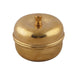Brass Kumkum Pot - 1.25 x 1.5 Inches | Brass Sindoor Pot/ Kumkum Bharani for Pooja/ 20 Gms Approx - Sindoor Box