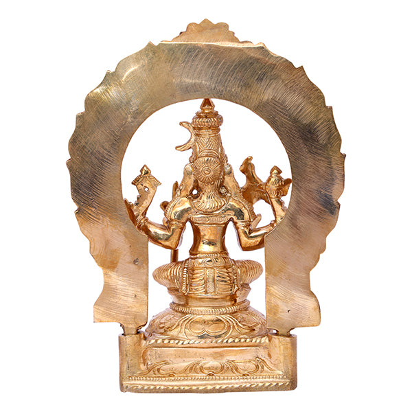 Kamatchi Amman Statue - 6 Inches | Panchaloha Idol/ Kamakshi Idol for Pooja