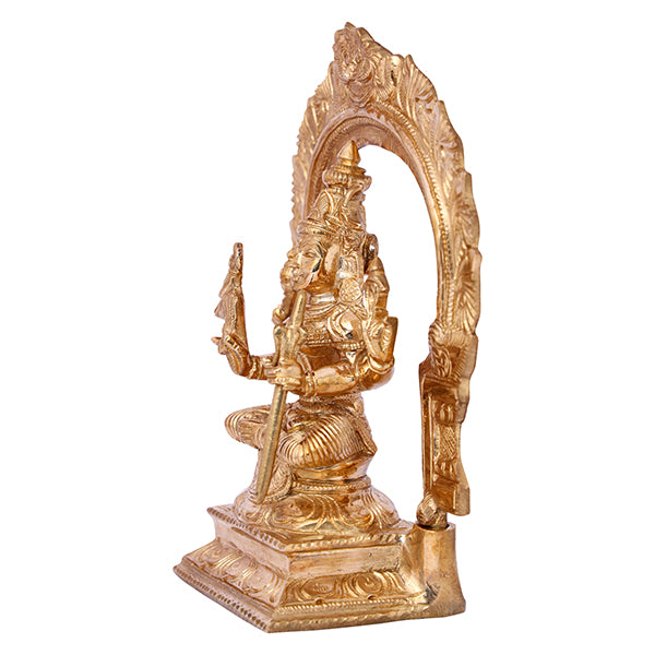 Kamatchi Amman Statue - 6 Inches | Panchaloha Idol/ Kamakshi Idol for Pooja